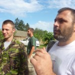 Milan Ružić, sa članovima tima  na terenu, Priznanje za građansku hrabrost i doslednost u borbi za zaštitu životne sredine za 2014.