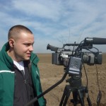 Rade Ivanović, na  jednom od bezbroj radnih zadataka u projektu Dokumentarni TV serijal Zelena patrola na delu
