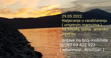 EUSR ‘Buško jezero’: 29 maja 1. Međunarodni SPIN kup ‘Buško jezero 2022’