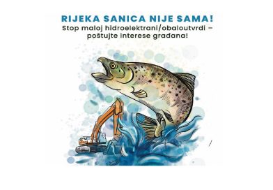 Želimo potpune odgovore i vidljive korake zaštite rijeke Sanice