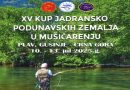 Bilten XV Jadransko–podunavskog kupa u mušičarenju – Plav, Gusinje, Crna Gora