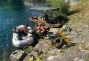 Članovi Ronilačkog kluba Una realizovali akciju čišćenja korita Une u centru Bihaća